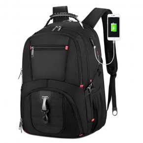 Large 35L Travel Laptop Backpack with USB Charging Port