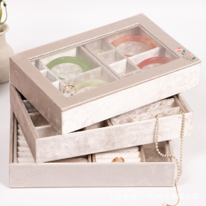 Stackable Velvet Jewelry Box 